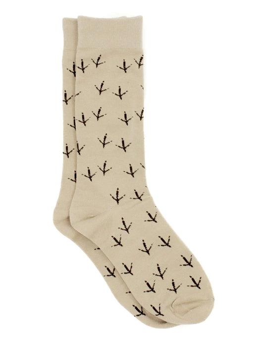 Properly Tied- Boys Lucky Duck Socks, Turkey Tracks