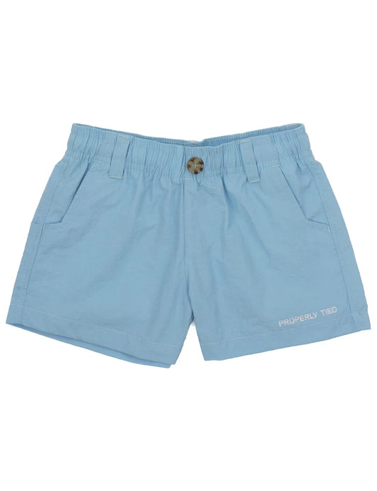 Properly Tied- Boy's Mallard Short, Aqua