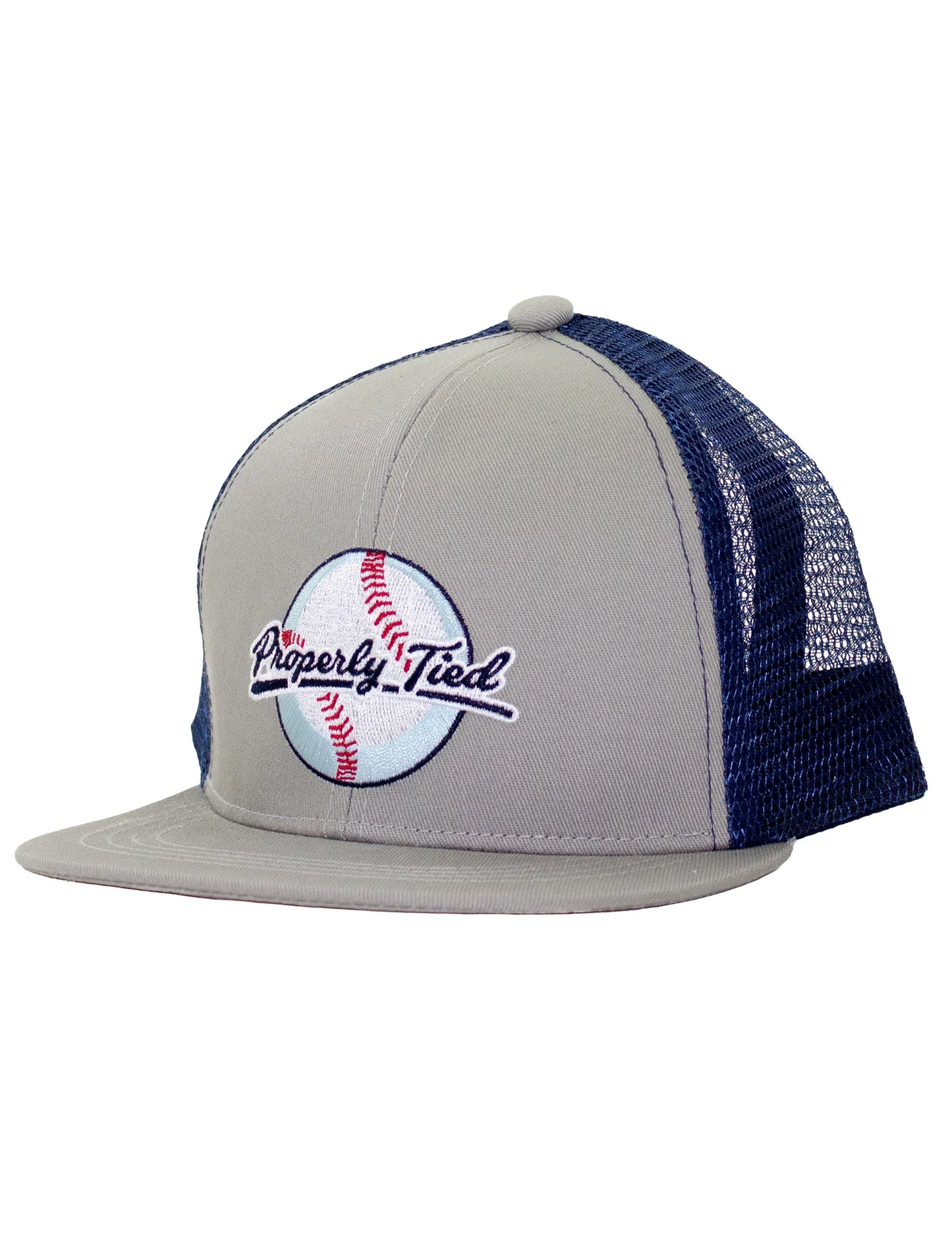 Properly Tied- Boy's Trucker Hat, Baseball