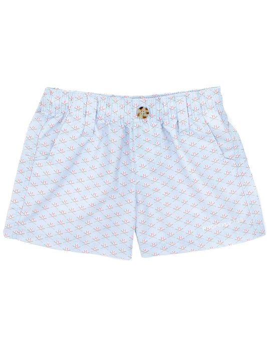 Properly Tied- Boy's Mallard Short, Baseball Shield