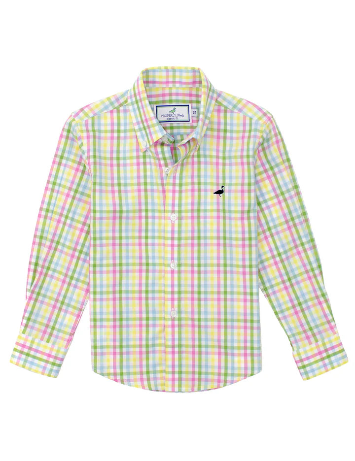 Properly Tied- Seasonal Sportshirt, Springcrest