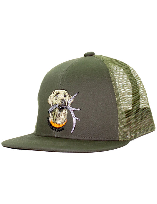 Properly Tied- Boy's Trucker Hat, Antler Lab