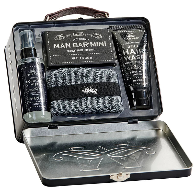 San Francisco Soap- Travel Tin Kit, Midnight Amber