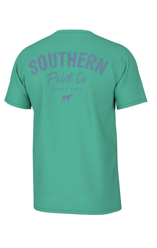 Southern Point- Original Dog Logo, Washed Jade