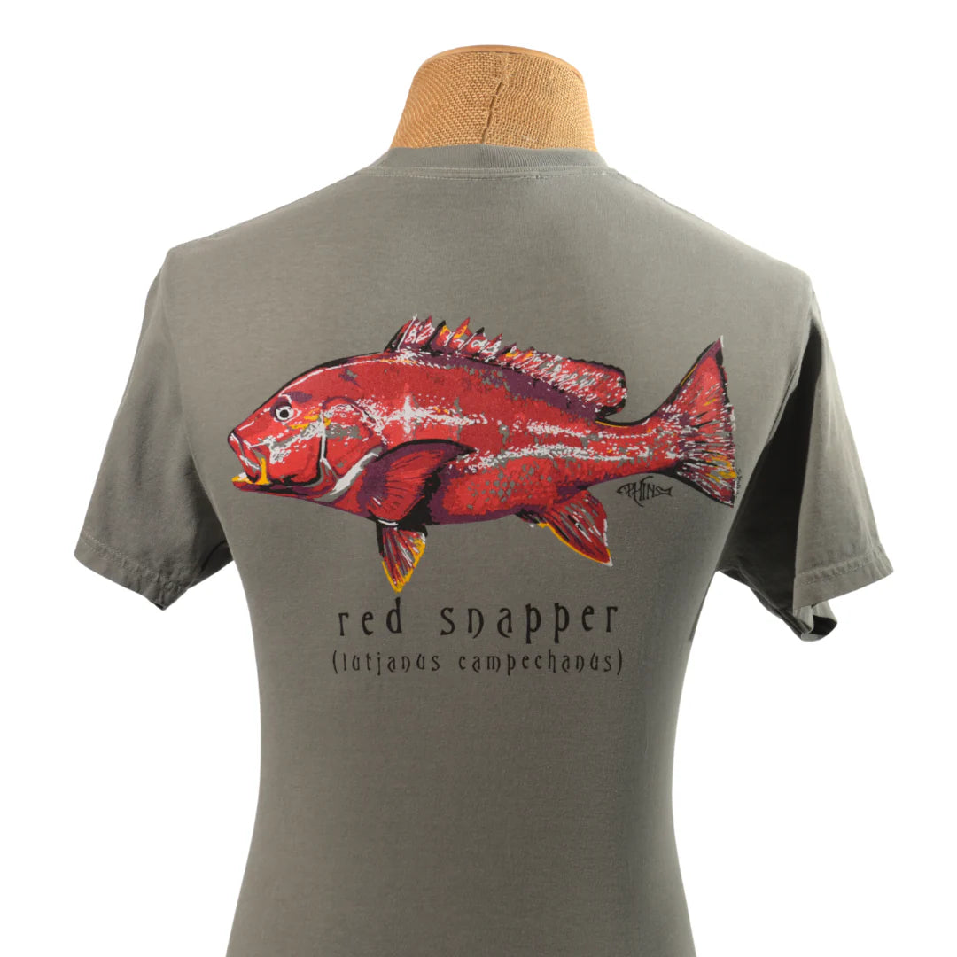 Phins- Red Snapper, Grey