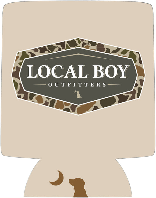 Local Boy- Vintage Emblem Koozie