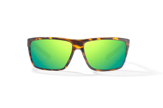 Bajio- Sigs, Brown Tortoise Gloss, Green Glass Lens