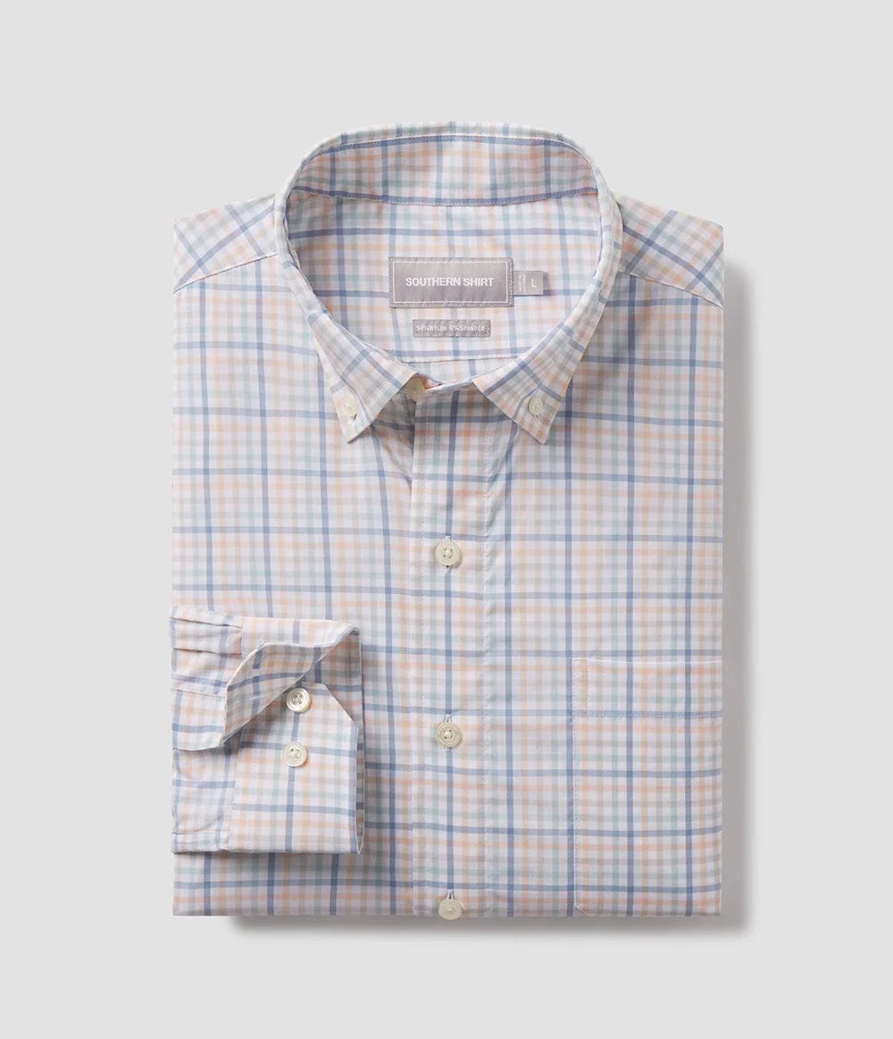 Southern Shirt Co.- Samford Check LS, Some Beach