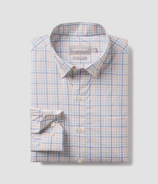 Southern Shirt Co.- Samford Check LS, Some Beach