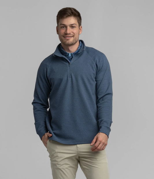 Southern Shirt Co.- Dallas Performance Quarter Zip, Windsor