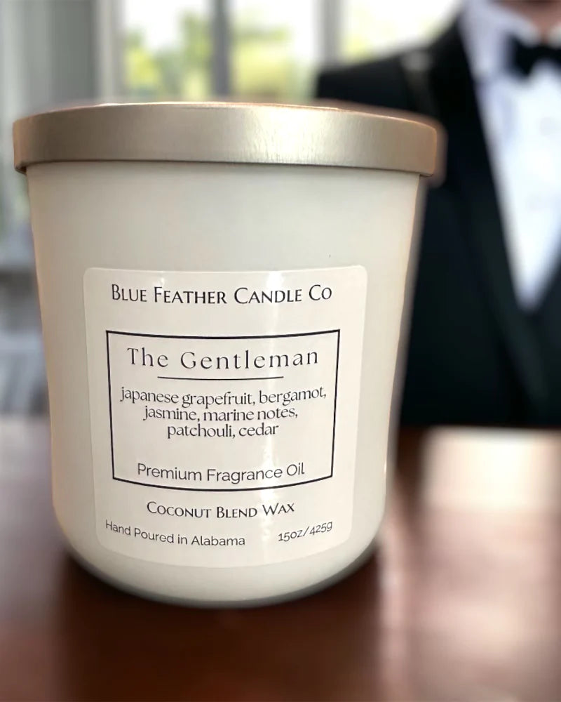 Blue Feather Candle Co- The Gentleman