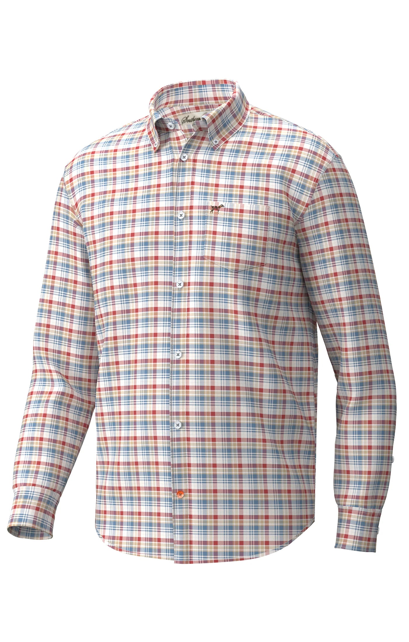 Southern Point- Hadley Stretch, Sterling Plaid