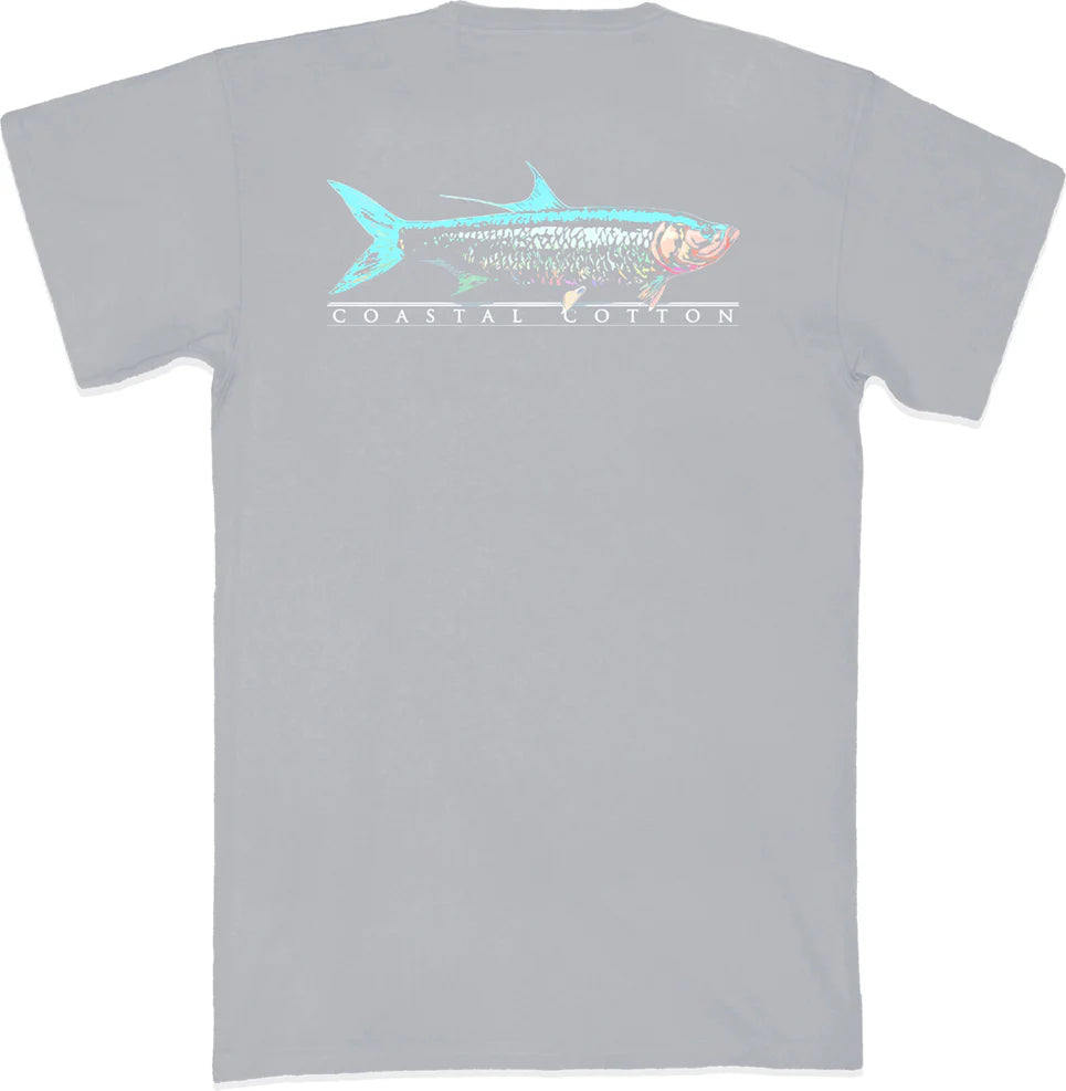 Coastal Cotton- Youth Tarpon SS Tee, Grey