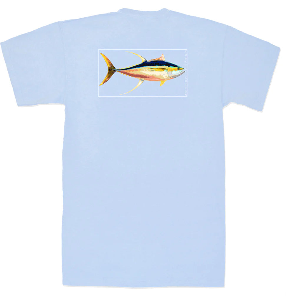 Coastal Cotton- Youth Tuna SS tee, Cobalt