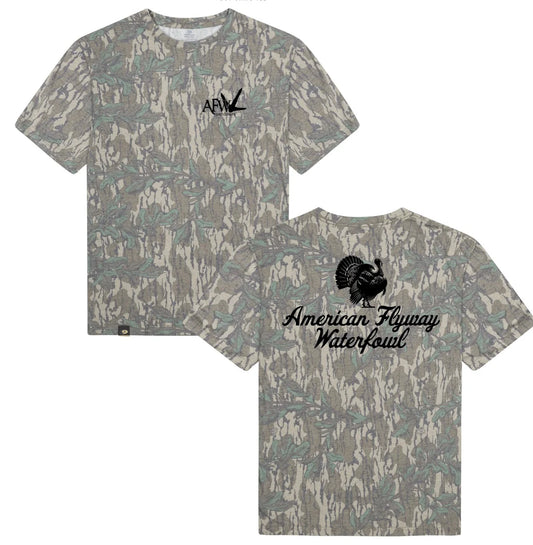 AFW- Outdoors Turkey Greenleaf Mossy Oak Tee