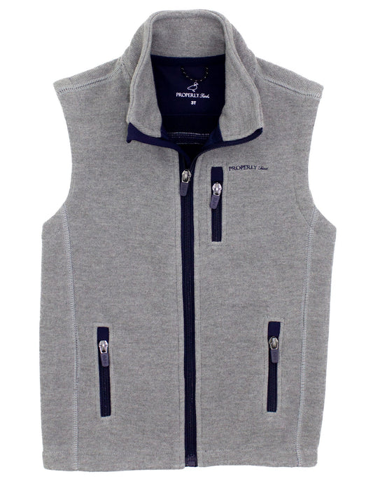 Properly Tied- Highland Vest, Light Heather