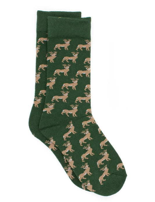 Properly Tied- Boys Lucky Duck Socks, Whitetail